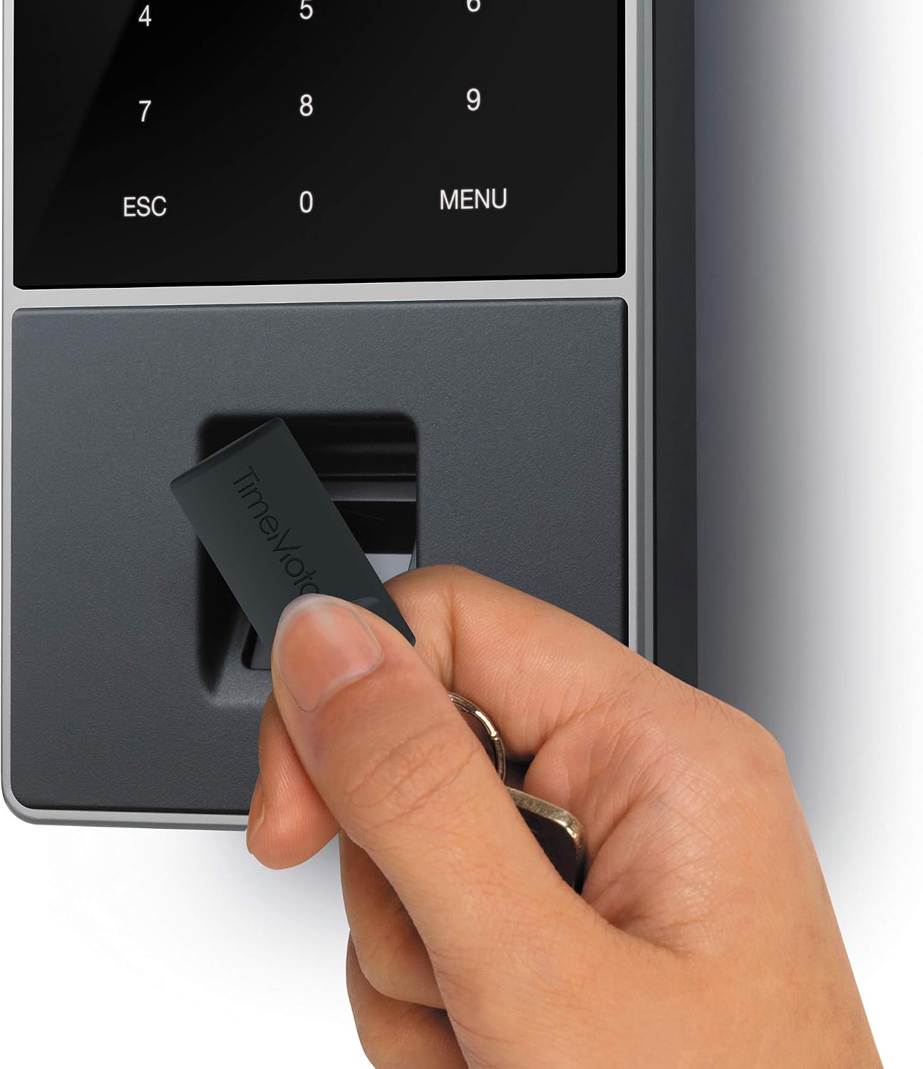 TimeMoto TM-818 SC Cloud-Based Employee Time Clock, works With Contactless Smart Access Cards, RFID Badge/Keyfob, PIN - Image 5