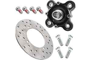 JAVIK Rear Wheel Hub Brake Rotor Studs Screws for Polaris Ranger 900 1000 Diesel 570-Full-Size Brutus GEM eM1400 M1400 Pro-XD