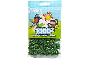 Perler 80-19010 Bead Bag, Dark Green