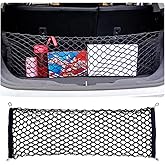 Car Rear Cargo Net with Good Elasticity&amp;Tensile Strength Trunk Net Organizer for SUV Truck,Ideal Car Net Keeps Overlanding Accessories (L 43.3''x15.74'')