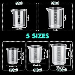 Baderke 28 Pcs Beakers and Test Tubes Set Including