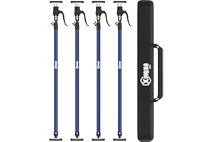 XINQIAO Cabinet Jacks for Installing Cabinets, Heavy Duty Third Hand Tools Adjustable Support Pole from 49.2 in to 114.2 in, 4 PCS
