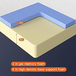 Memory Foam Mattress in a Box for Cool Sleep
