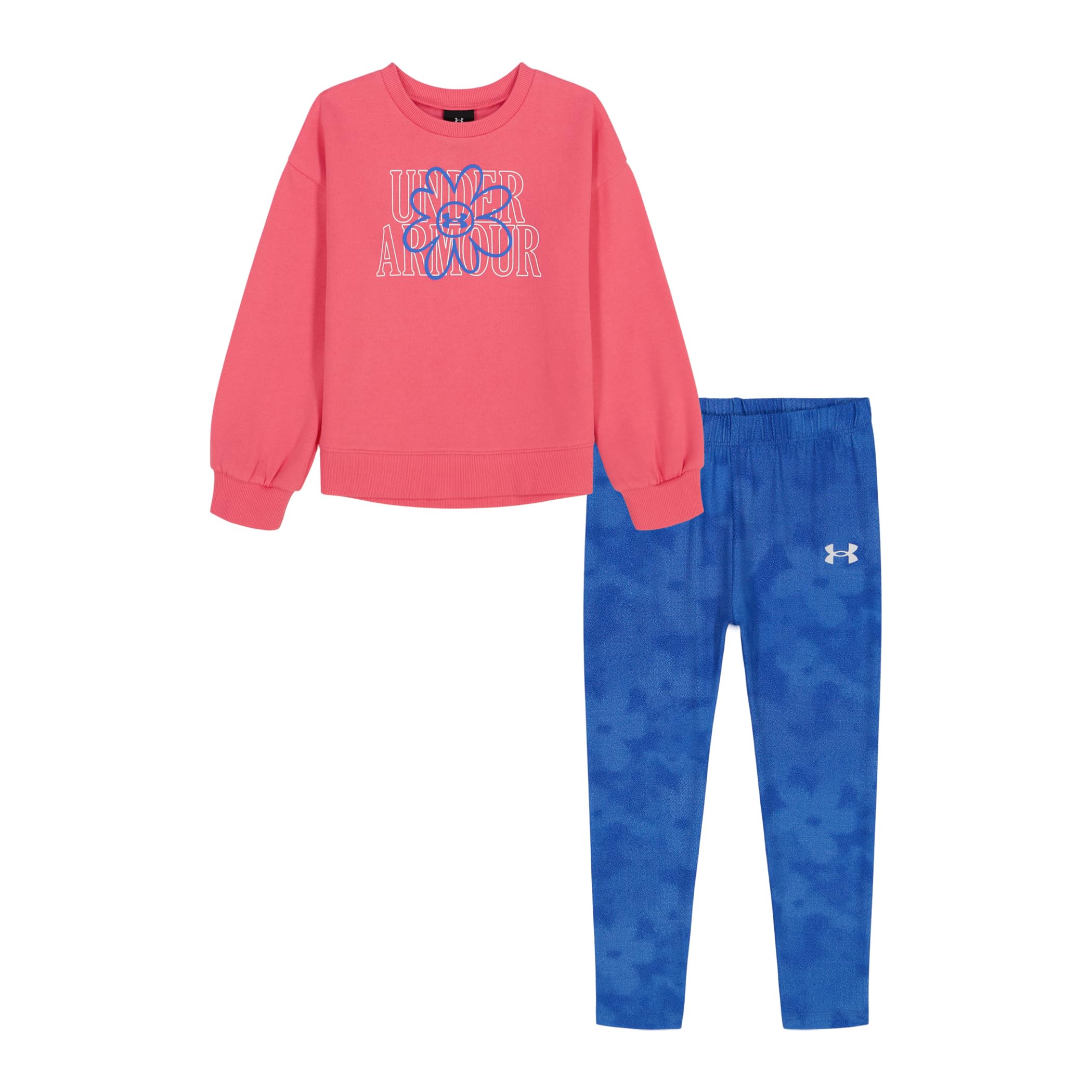 Under Armour UA Printed Crewneck & Leggings Set Image