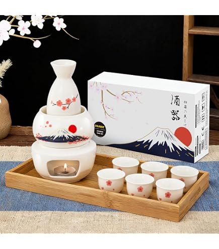 Rae Dunn レイダン　カトラリーセット 1セット　新品未使用 Amazon.com | Rae Dunn SAKE Pitcher SIP Cups Glossy White Ceramic