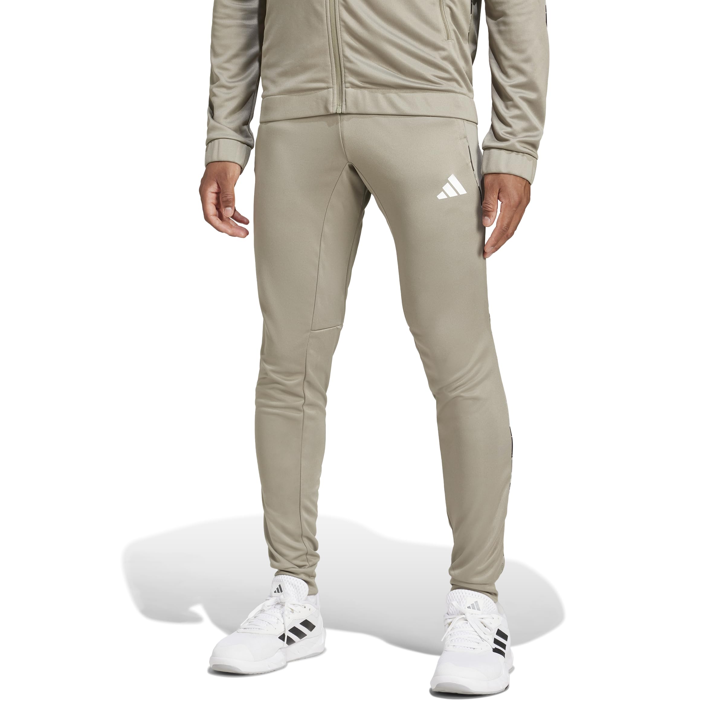 adidas Mens Train Essentials Sea Pants, Silver Pebble, 3X-Large