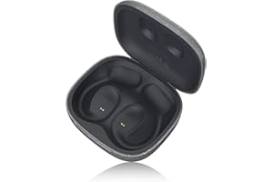 Oladance Open Ear Headphones Travel Charging Case - Extra 78.4 Hours Playtime with Built-in 2550mAh Large Capacity Battery, Protective Smart Case for Travel and Outdoor Activities- Grey（No Earbuds）