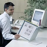 Durable VARIO Display Panel Desk Unit 10 A4 Panels Black view 8