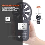 BTMETER BT-100 Digital Anemometer Wind Speed Temp Gauge view 6