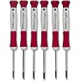 Xcelite XPTX600 Precision Chromium Molybdenum Steel Torx ESD Screwdriver Set, With Case, 6-Piece