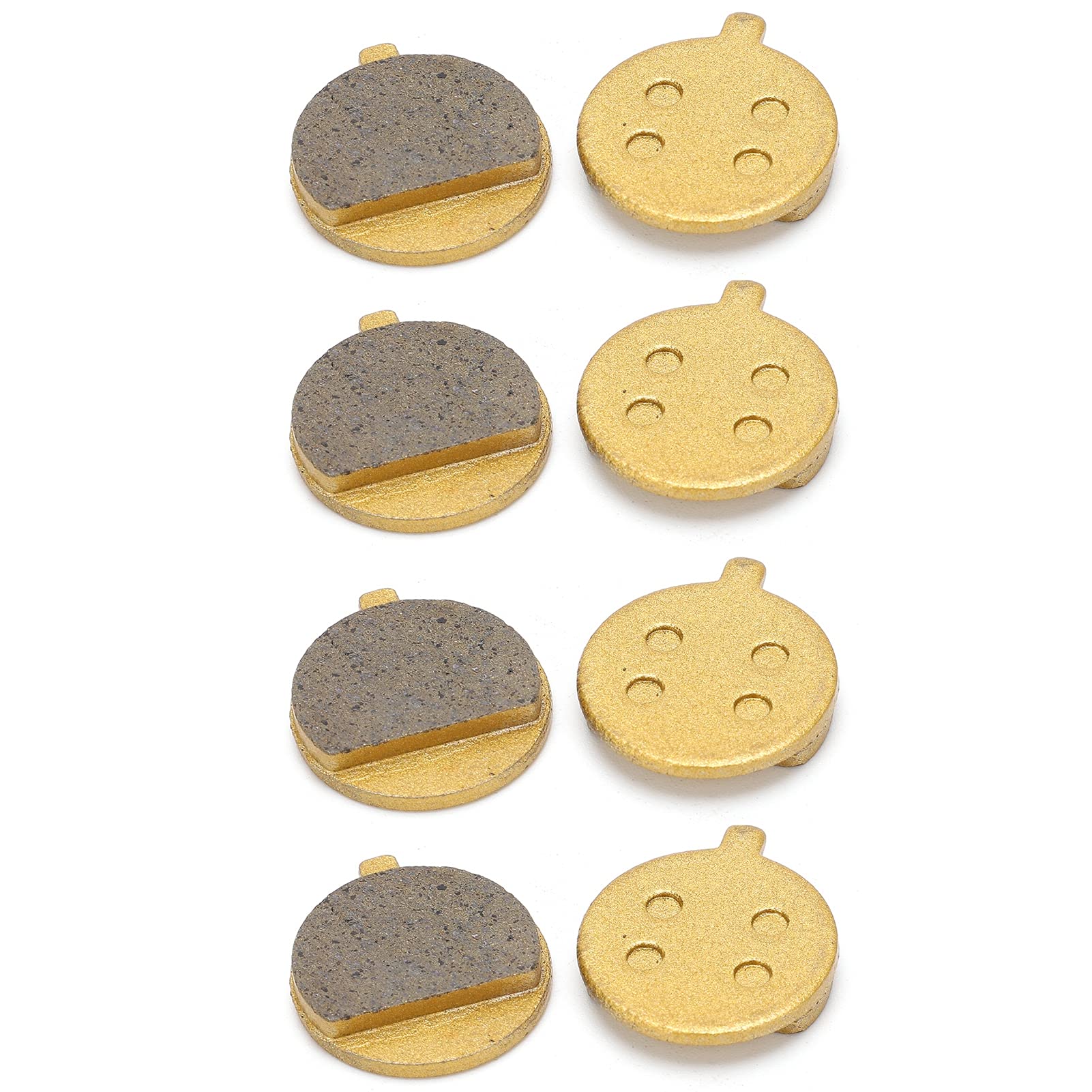 linxiaojix Electric Scooter Disc Brake Pads, Electric Scooter Brake Pad Scooter Brake Pad Round Disc Brake Pad Low Noise Copper‑based Brake Disc Pad