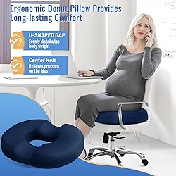 CloudBliss Donut Pillow Seat Cushion Chair Pad for