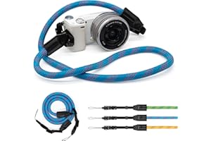 Eggsnow Camera Strap, Binocular Neck Shoulder Strap for Binoculars and Mirrorless Digital Cameras, Rope Camera Strap Adjustable Length 40-52inch Great Gift For Men Women Photographers