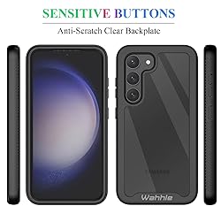 wahhle Samsung Galaxy S23 Case, Built in Screen