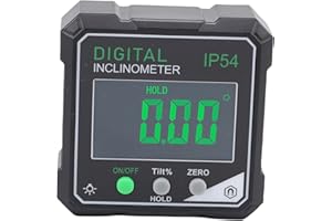 Kelawoly Digital Protractor, Magnetic Base, Highprecision Angle Measurement, 4 X 90° Range, Ideal for Woodworking and Constru