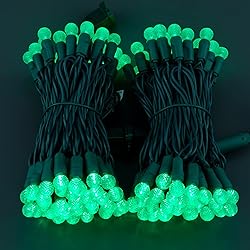YULETIME Green One-Piece G12 LED Christmas