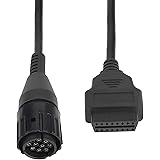 OHP 10 to 16 Pin Diagnostic Scanner Female OBD2 Adapter for BMW Motorcycles Year 1996 to 2016 (Portable)