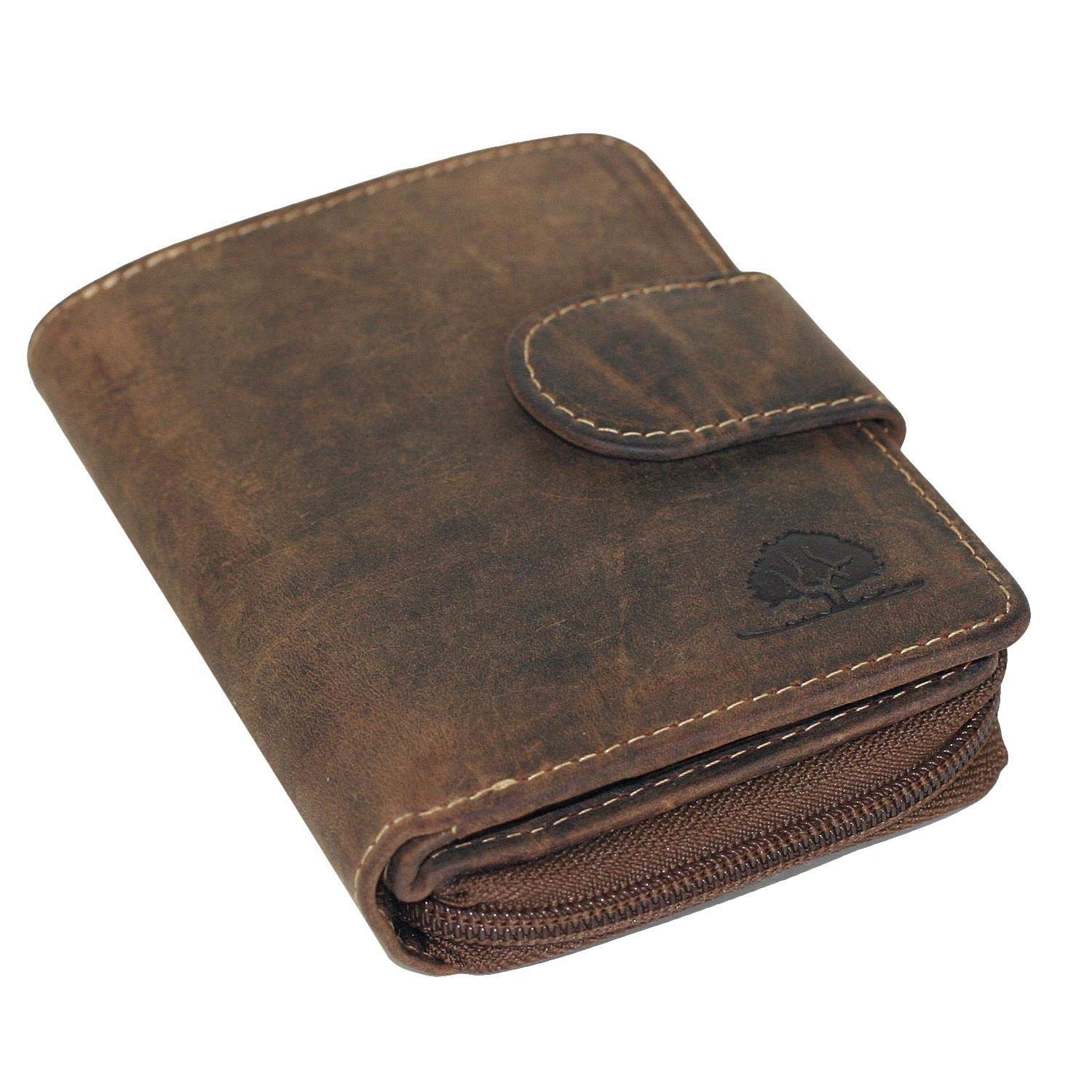 Greenburry 1792-25 Vintage Leather Wallet Handmade