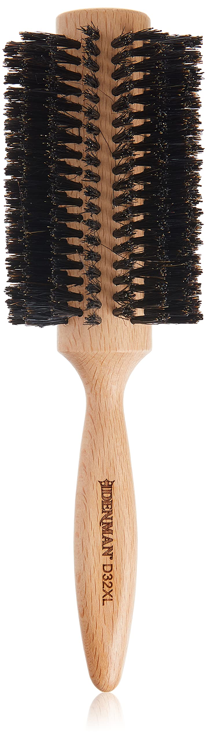 Denman D32XL Wooden Curling Radial Hair Brush, 30 mm, X-Large