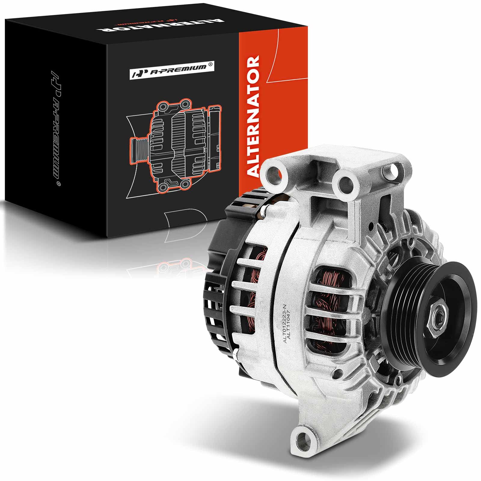 Photo 1 of A-Premium Alternator Compatible with Chevrolet Colorado 2004-2006 & GMC Canyon 2004-2006 & Isuzu i280 2006, i350 2006, 2.8L 3.5L, 12V 100A CW 6-Groove Pulley, Replace# 15831639, 2650349