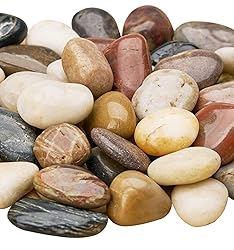 NUPICK 10 Pound River Rocks, 0.8-1.3 Inches