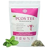 Laicuherb PCOS Spearmint Tea, for Women Hormone Balance & Promote Relaxation and Helps with Hirsutism and Acne, 10 Tea Bags Organic Spearmint Tea for Healthy Ovulation and Fertility