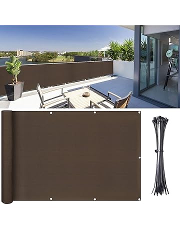 Balcony Privacy Protective Screens Garden Outdoors Amazon Co Uk