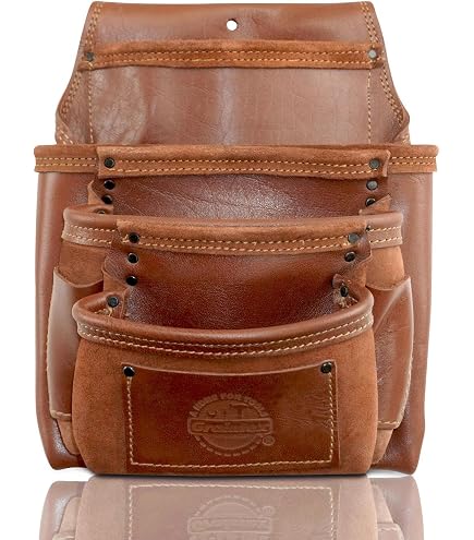 Pro Framer Heavy Duty 26-Pocket Tool Belt with Suspenders for Men | 1680 Denier Poly Carpenter