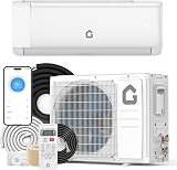 GarveeHome 12000 BTU Mini Split AC/Heating System, 21 SEER2 Inverter Split System Air Conditioners with WiFi, Ductless Heat Pump Wall Mount AC Unit Cool Up to 750 Sq. Ft, Installation Kits, 230V
