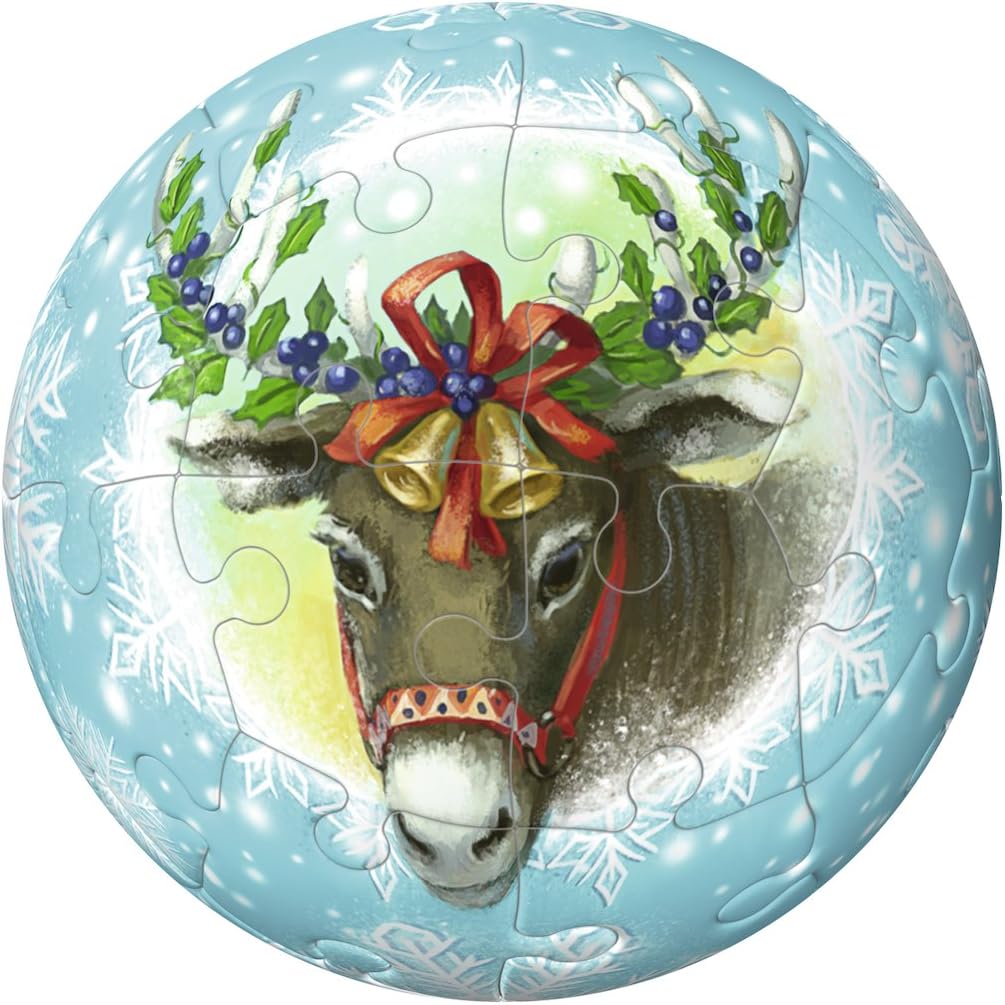 christmas puzzle ball