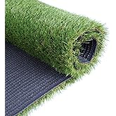 Petgrow Synthetic Artificial Grass Turf Lawn 4ft x 10ft, 1.38" Outdoor/Indoor Fake Grass Rug Astroturf for Dogs,Faux Grass Rug with Drainage Holes/Custom Size Provided