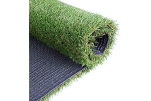 · Petgrow · Synthetic Artificial Grass Turf Lawn 7ft x 15ft, 1.38" Outdoor/Indoor Fake Grass Rug Astroturf for Dogs,Faux Gras