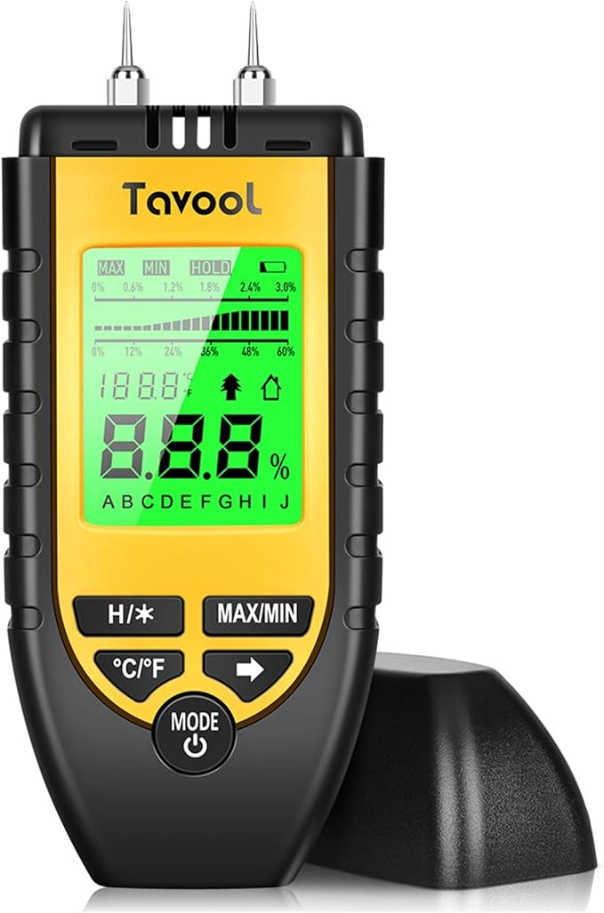 Wood Moisture Meter Digital Moisture Detector Moisture Tester, Pin