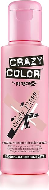 Crazy Color Candy Floss No.65 Semi-Permanent Hair Dye 100ml Renbow