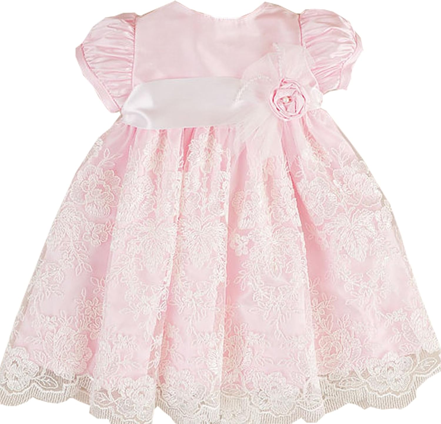 light pink one piece dress