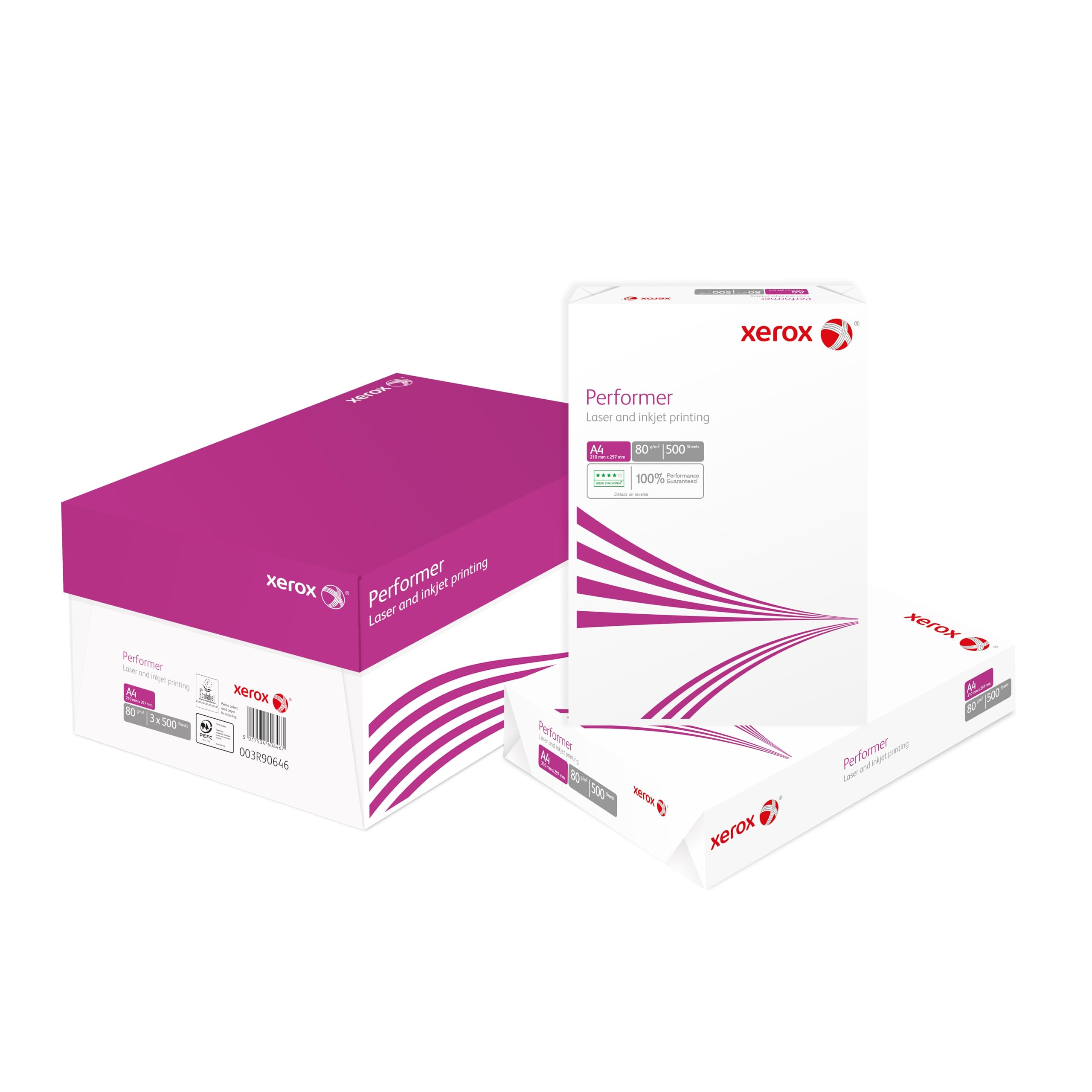 Xerox Performer PEFC Printer Paper A4 80gsm (210x297mm) - Box 1500sh (3x500sh)