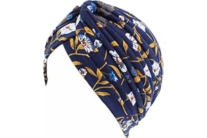 WULIQIUQIU Women's Turban Head Wrap Cancer Chemo Beanies Cap Headwear Cap Bonnet Hair Loss Hat