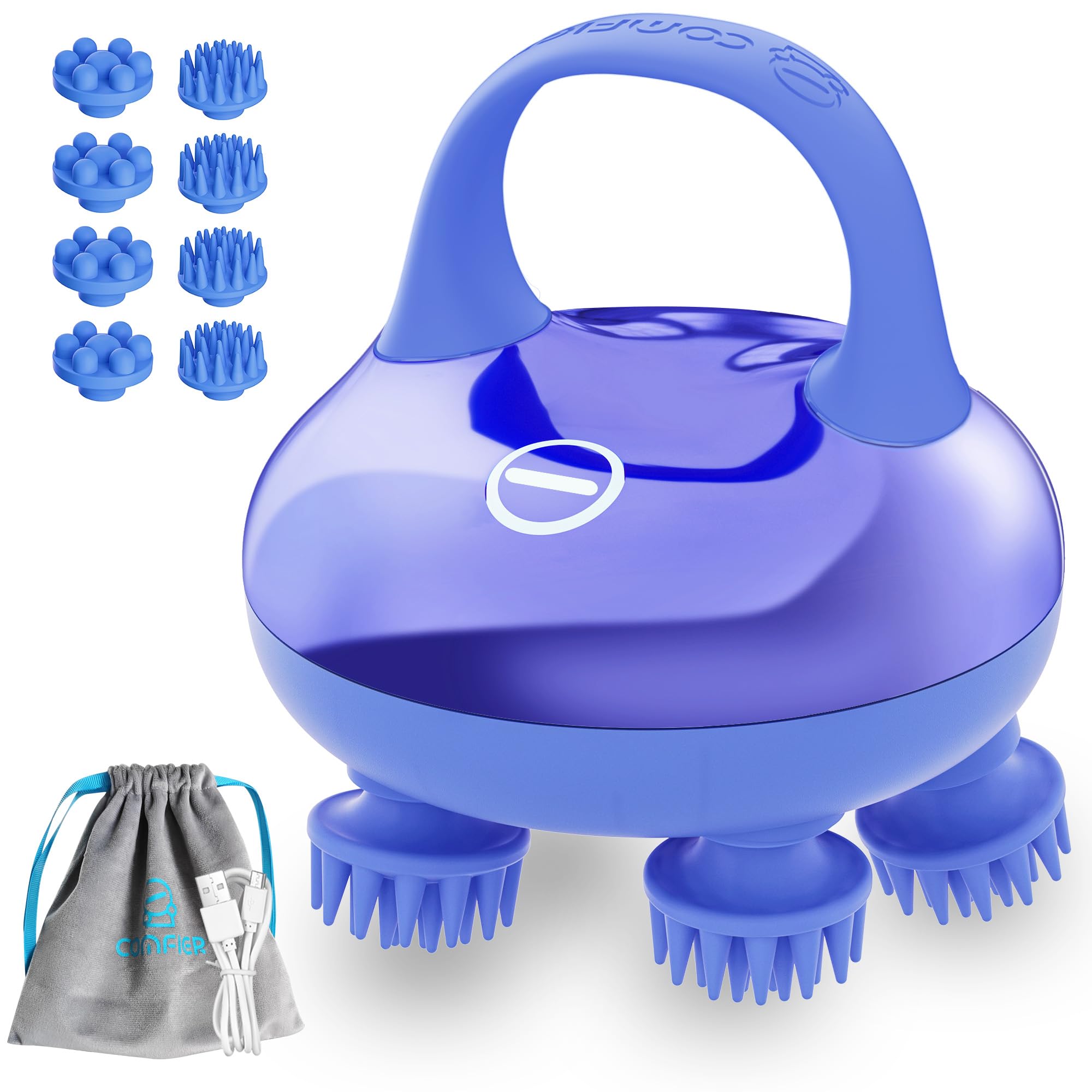 Photo 1 of COMFIER Cordless Scalp Massager Hair Growth with 3 kneading Modes,Waterproof Head Massage with 8 Claws for Deep Cleansing,Body Cat Head Scratcher,Gift for Women