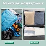 Yoosso 40 Pcs Ziplock Bags 40x30cm Large Travel Clothes Storage Waterproof view 4