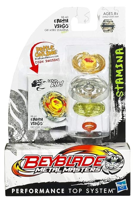 Amazon Com Beyblade Metal Masters Stamina Battle Top Bb60 Earth - image unavailable