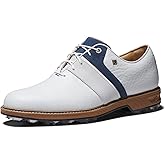 FootJoy Men's Premiere Series - Packard LX Previous Season Style Golf Shoe, White/Navy/White, 7
