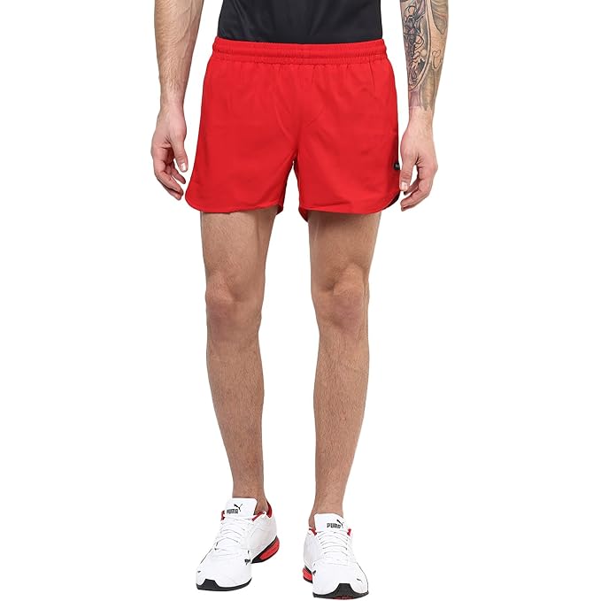 Buy berge' Men's Red Athletic Shorts Woven (S128_RED_XXL) at Amazon.in
