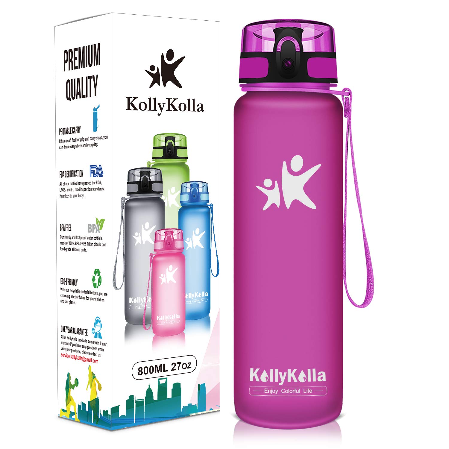 kolly kolla metal water bottle