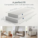 Tutti Bambini Sprung Cot Mattress 140 x 70 cm - Hypoallergenic Foam view 3