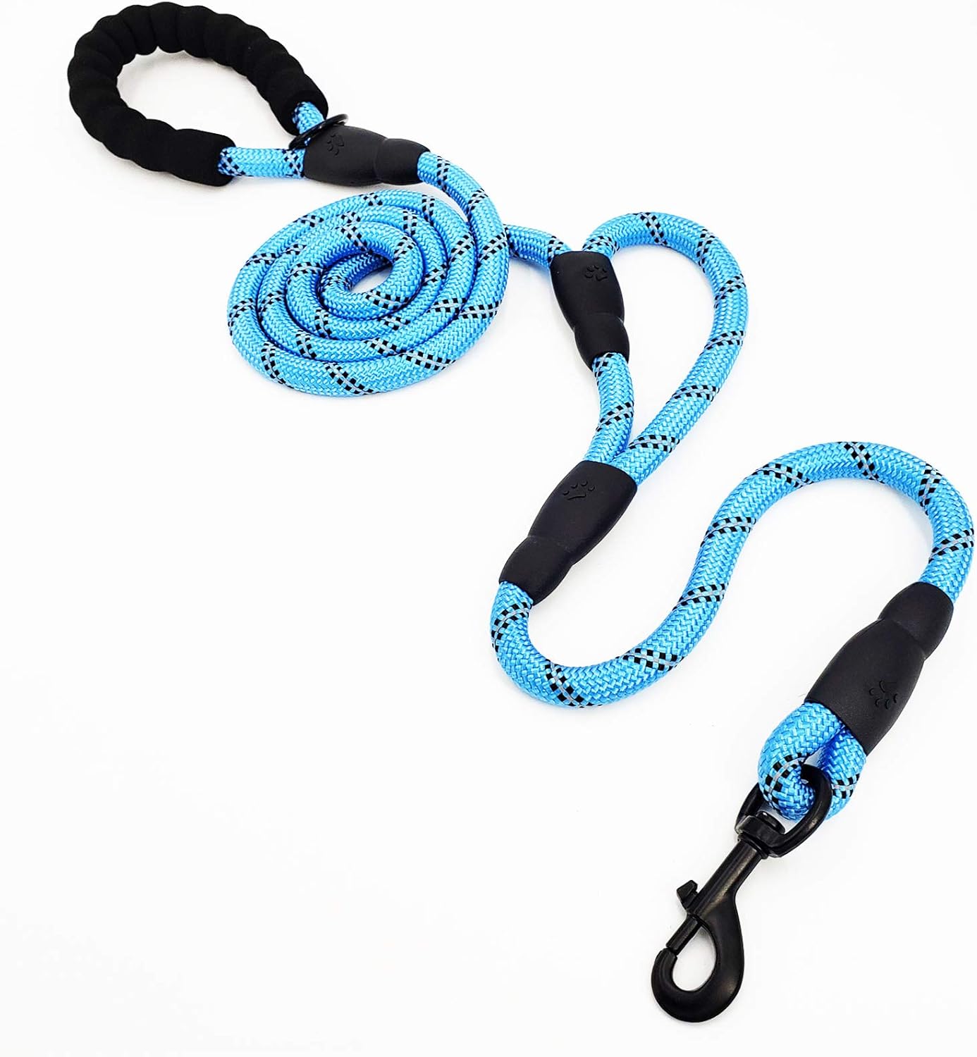 Gyoohthhoost Rope Dog Lead Strong Dog Lead Long 6FT with Two Padded Handles Extra Traffic Lead