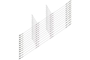 VATEICO Fishing Leader Saltwater Freshwater,Stainless Steel Fish Rig with Swivel Snap Beads Connector Lure Bait and Hooks Fish Trace Lure Steel Wire Fishing Tackle Kit