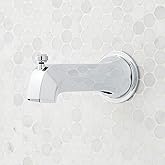 Signature Hardware 955089 Elita 7" Integrated Diverter Tub Spout - Chrome