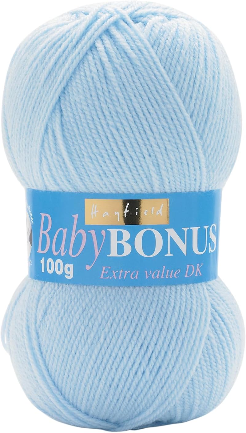 Sirdar Hayfield Bonus DK Baby Blue 854 100g Wool Acrylic Yarn DK