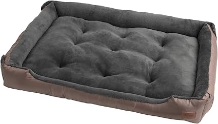Bedsure Lit Pour Chien Extra Large Xl Lits Lavables Pour Chien De Taille Moyenne à Grande Taille Literie Pour Animaux De Compagnie Animalerie Marron