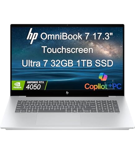 【美品】HP OmniBook7 32GB 1TB Windows11 動作◎ Amazon.com: HP OmniBook 7 (Next Gen Envy 17) AI Laptop (17.3
